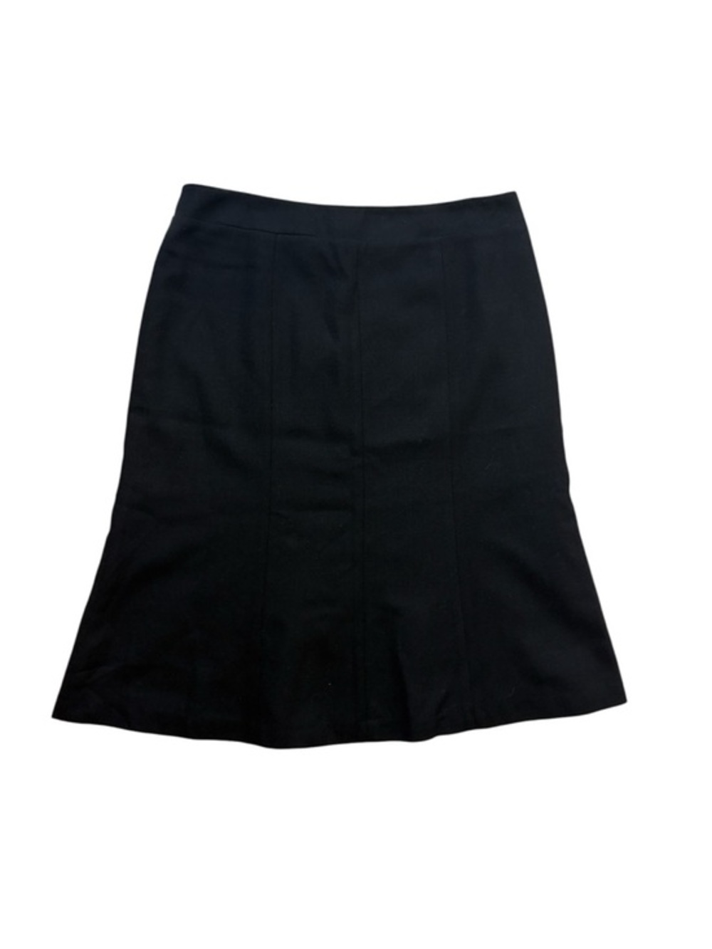 ⭐️ Stefi Lara Classic Black A-Line Wool Skirt- size 12
